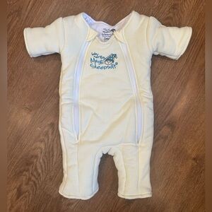 Baby Merlin's Magic Sleepsuit Micro-Fleece Cream size 3-6 months
